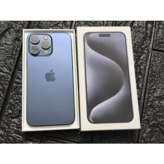 iPhone 15 Promax 256 LL/A Titan Xanh (99%)