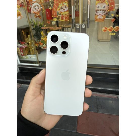 iPhone 15 Promax 256 LL/A Titan Trắng (99%)