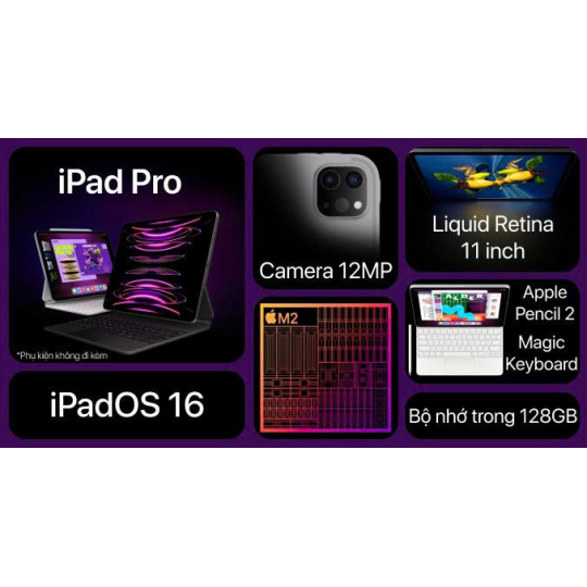 iPad Pro 11 inch 2022 M2 Wifi 128GB