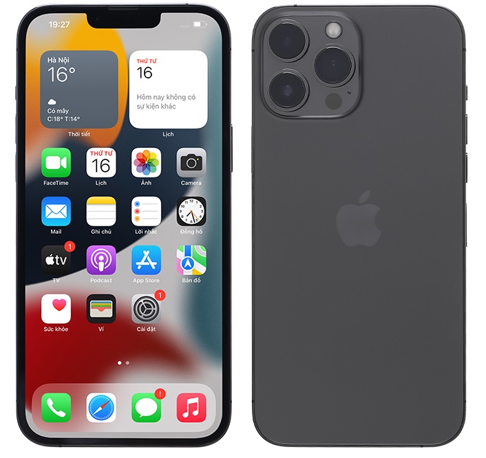 iphone 13 pro max 128GB màu đen