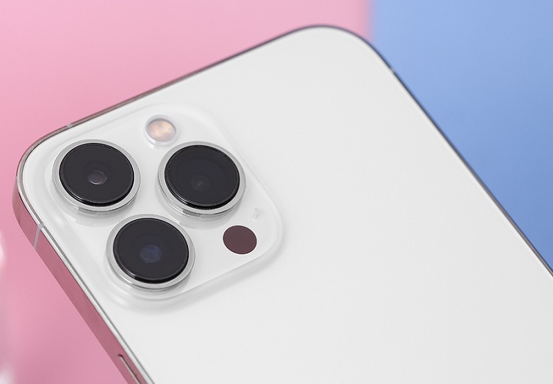 iphone 13 pro max màu bạc camera