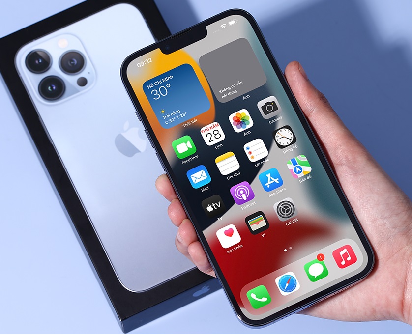 iphone 13 pro max màu xanh dương