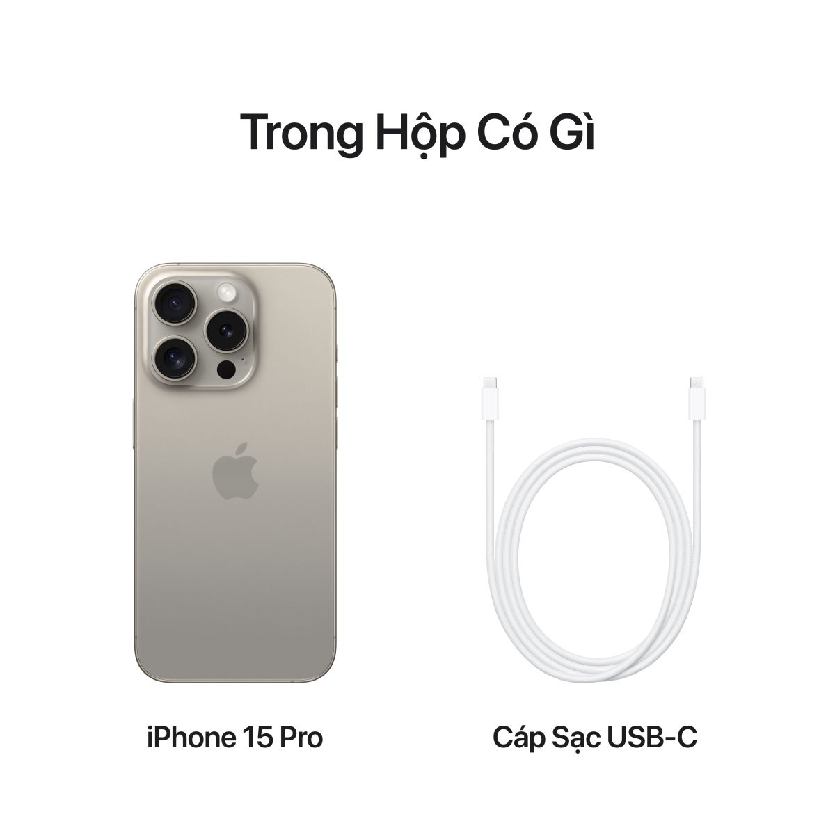 iPhone 15 Pro Cáp Sạc USB-C