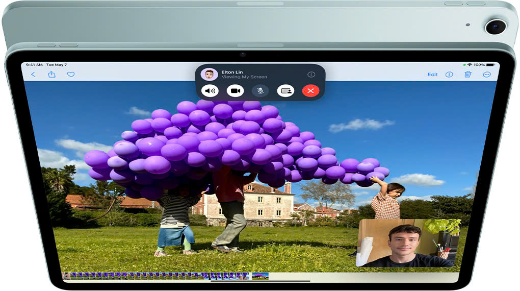 iPad Air M2 11 inch WiFi 128GB - Camera trước cải tiến