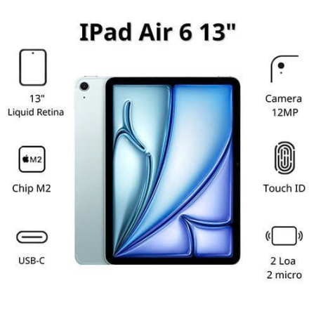 iPad Air 6 M2 13inch 5G 128GB New seal  VN/A